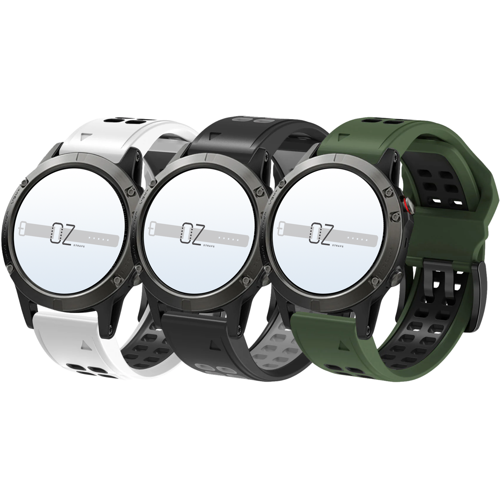 Extreme Sport Silicone Garmin Fenix 6S 7S 8 (43MM) Band – Durable, Comfortable, and Water-Resistant Replacement Strap