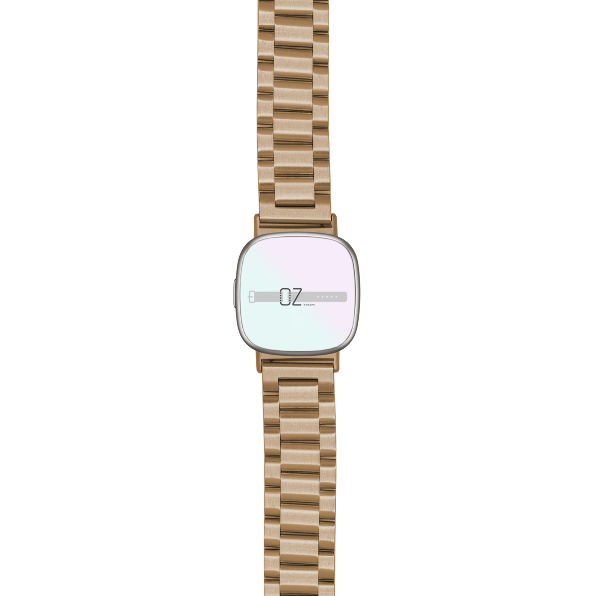 Classic Stainless Steel Fitbit Versa 3 Sense Band OzStraps