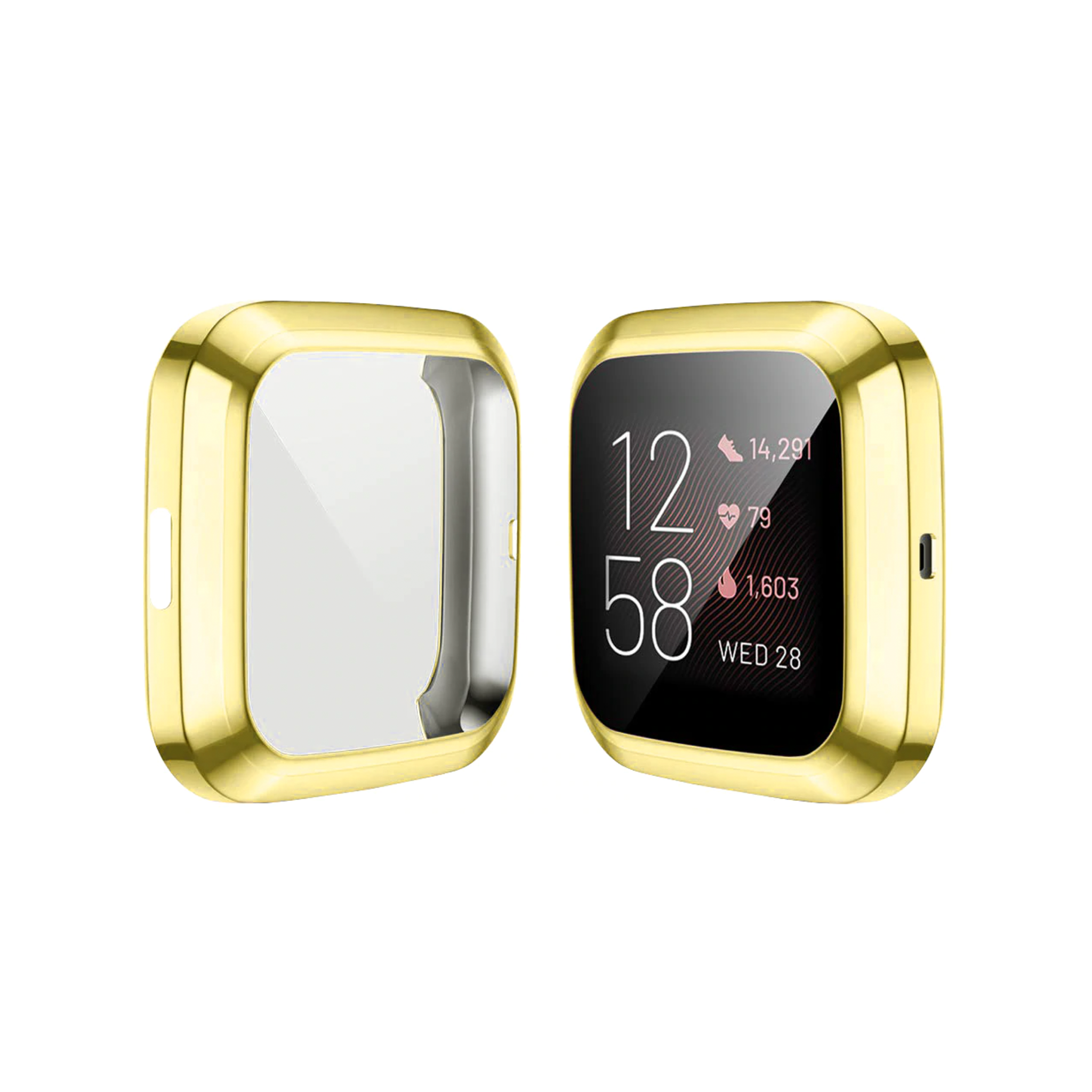 Fitbit versa 3 gold hot sale