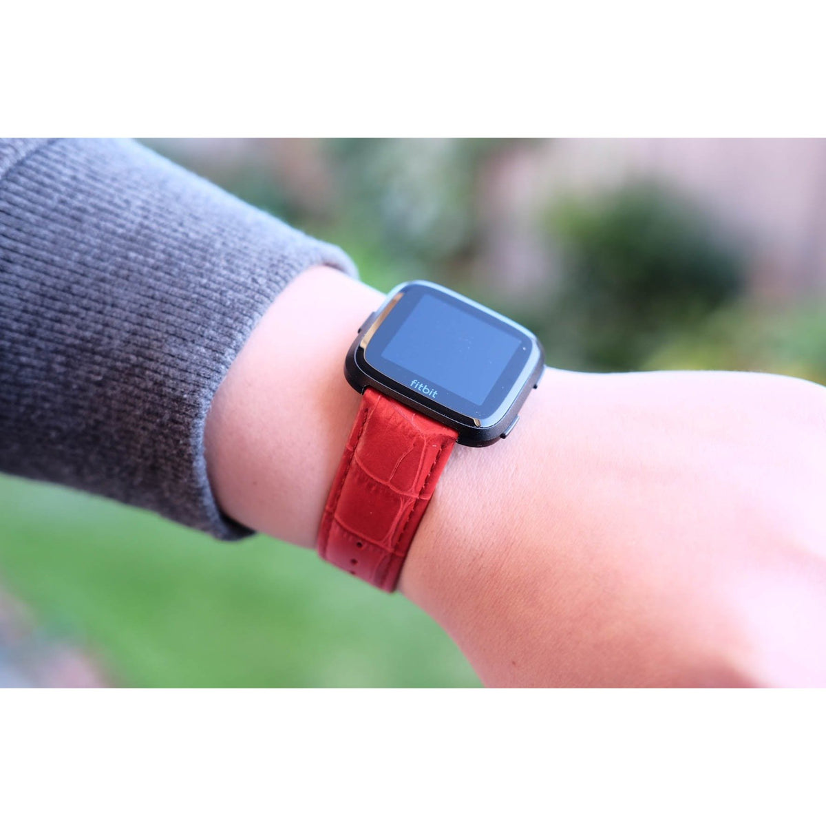 Leather Fitbit Versa Band - OzStraps