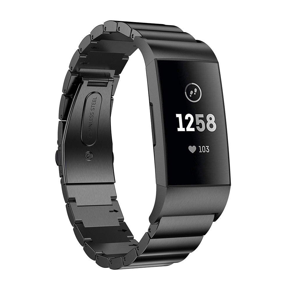 Ceramic Stainless Steel Fitbit Charge 3 / Charge 4 Bands | OzStraps
