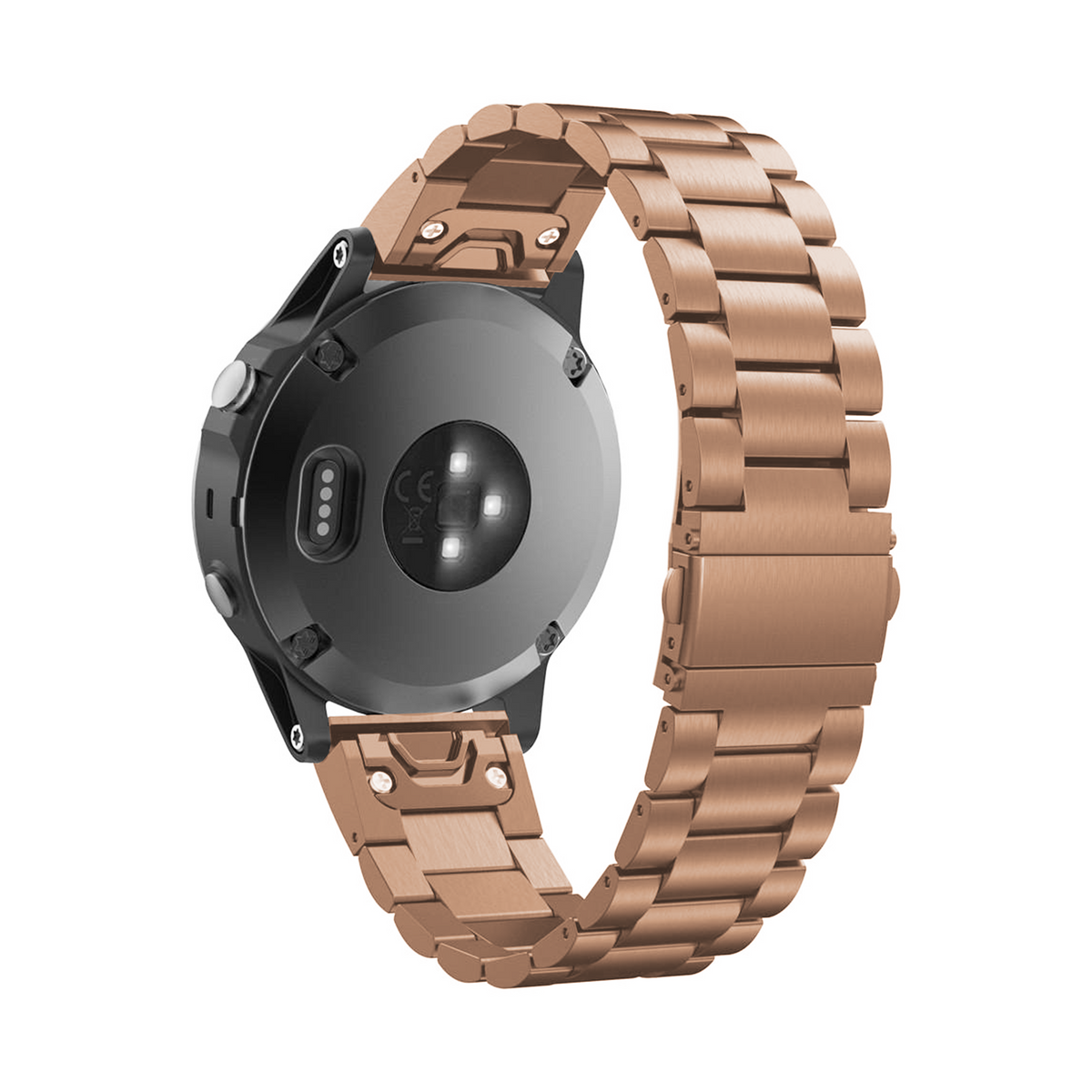 Watch Band Garmin Fenix 5x Australia Rose Gold Classic Stainless