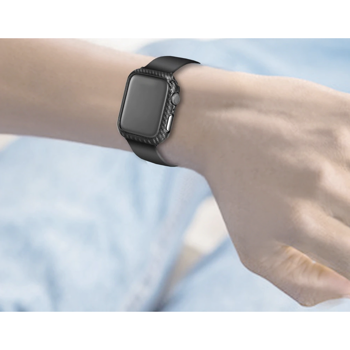 Carbon Fibre Apple Watch Case Cover | OzStraps
