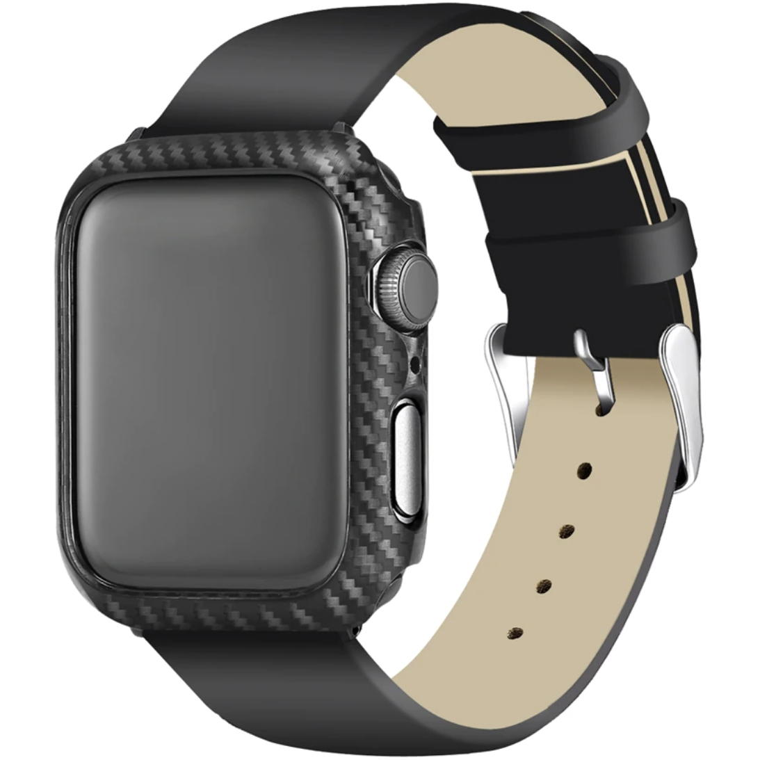 Carbon Fibre Apple Watch Case Cover | OzStraps