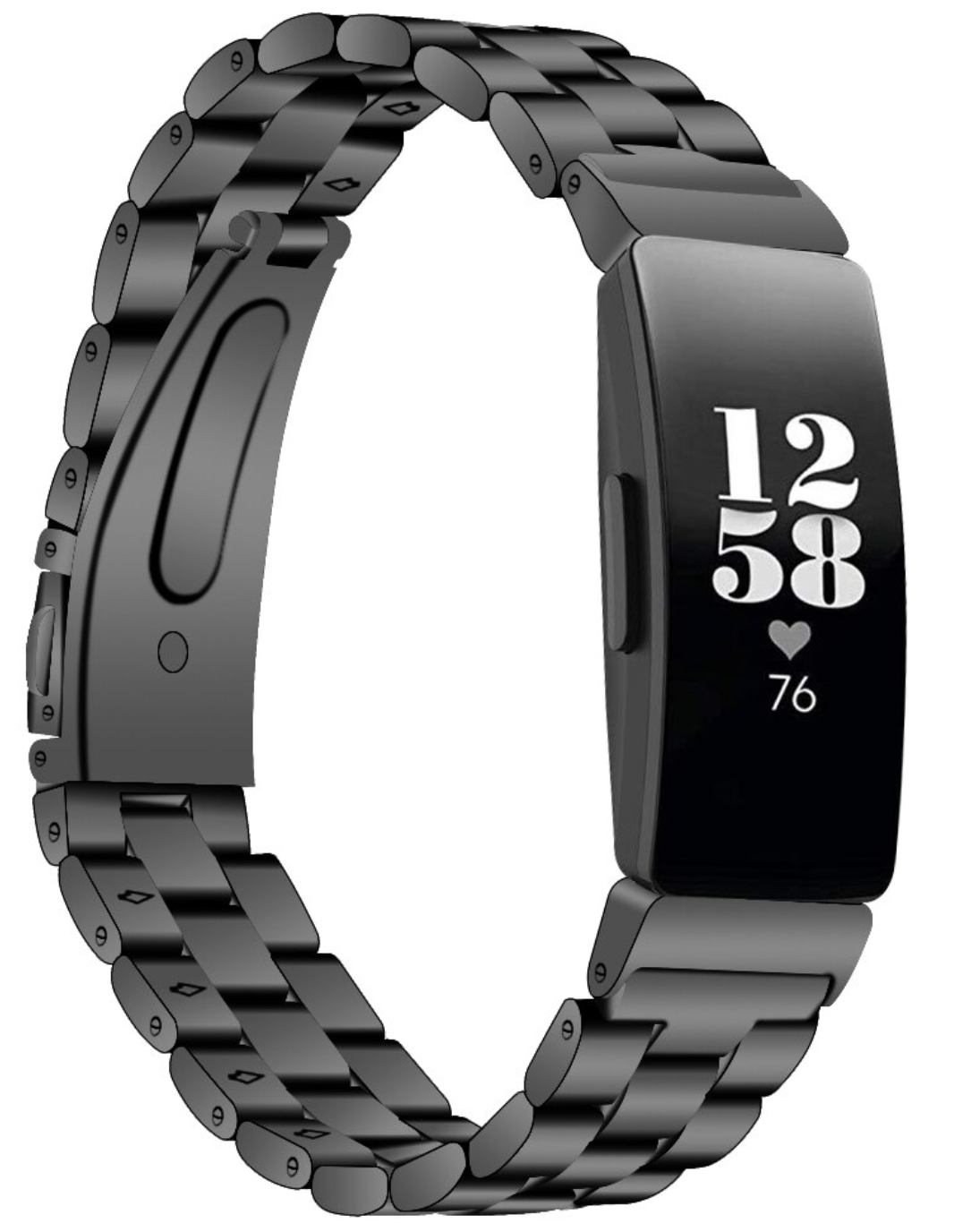 Classic Stainless Steel Fitbit Inspire HR / Ace 2 Band | OzStraps