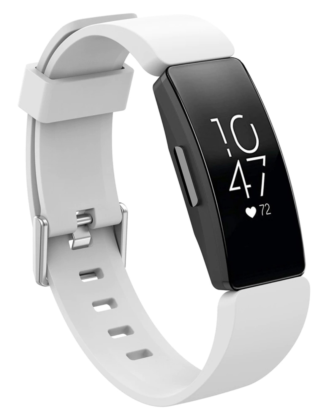 Fitbit inspire hr white band sale
