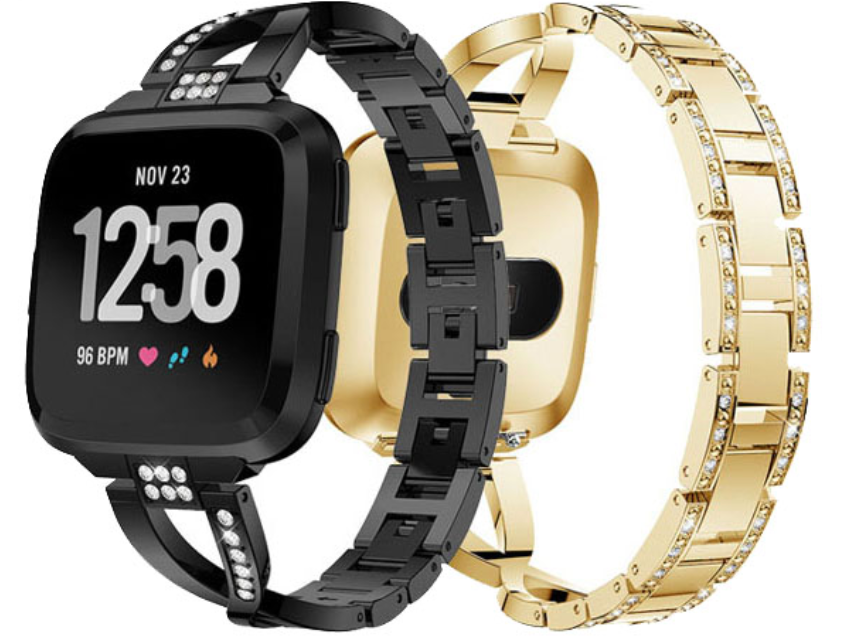 Infinity Stainless Steel Fitbit Versa Band | OzStraps