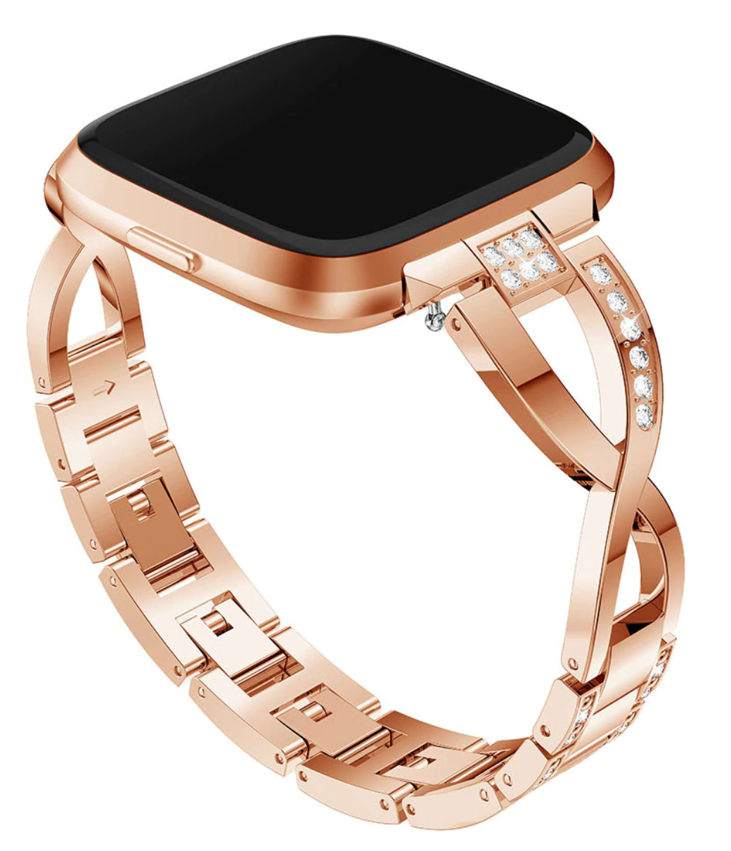 Infinity Stainless Steel Fitbit Versa Band OzStraps