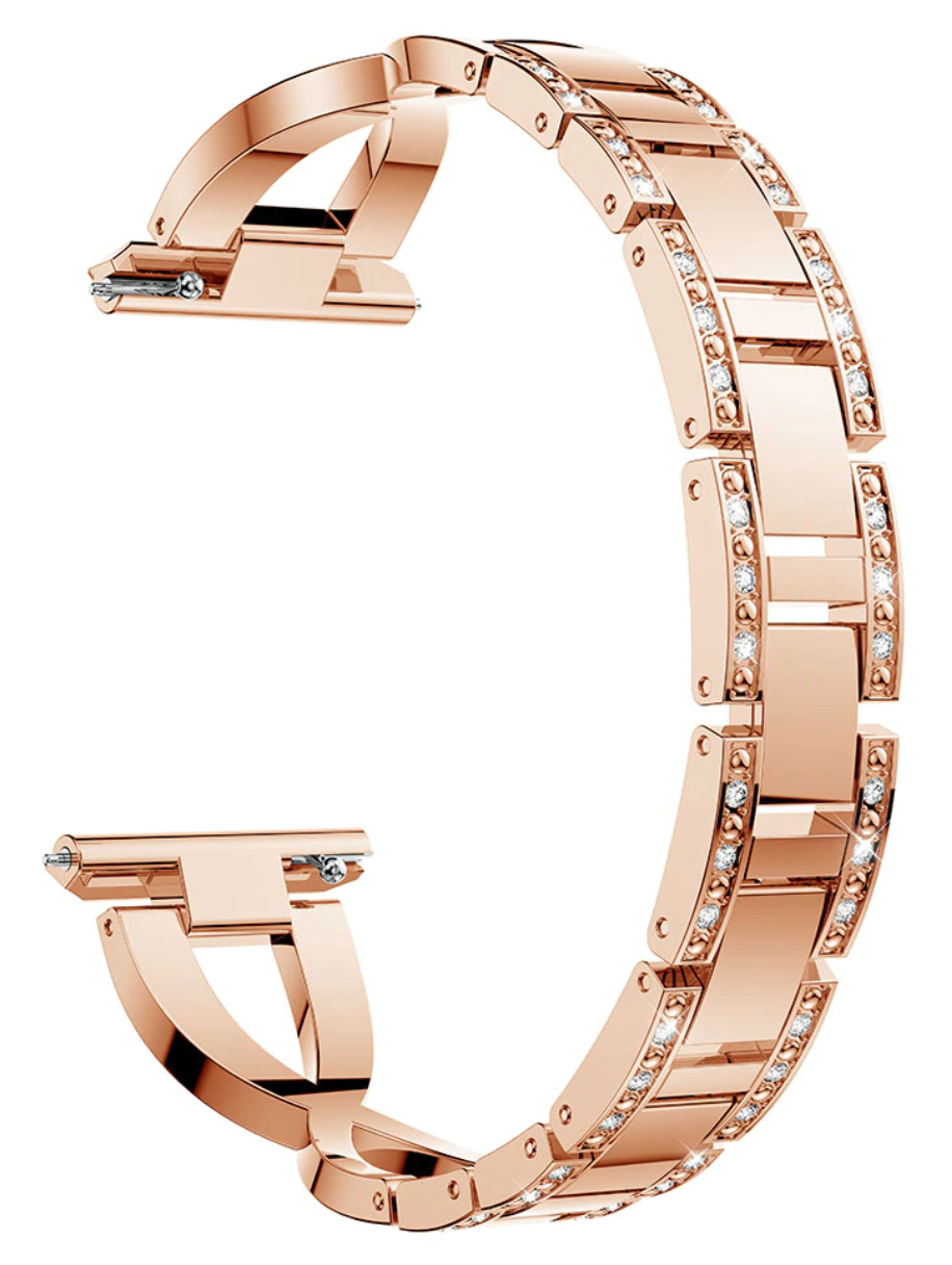 Amazon Fitbit Fitbit Versa Band Rose Gold Infinity Stainless Steel